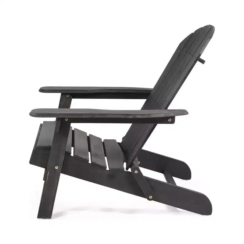 Christopher Knight Home Malibu Set da Conversazione Adirondack da Esterno a 3 Pezzi in Legno di Acacia