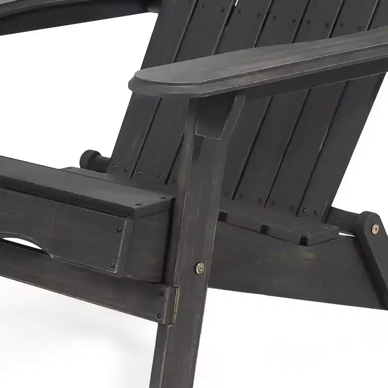 Christopher Knight Home Malibu Set da Conversazione Adirondack da Esterno a 3 Pezzi in Legno di Acacia