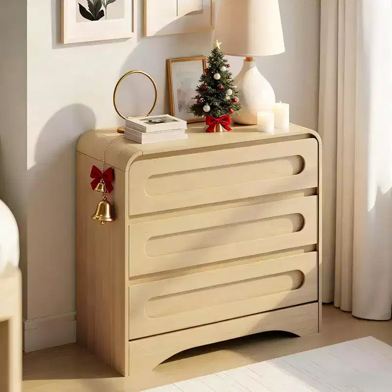 3 Drawer Dressers for Bedroom, 32 Wide Wood Storage Dresser Chest of Drawers Organizer
