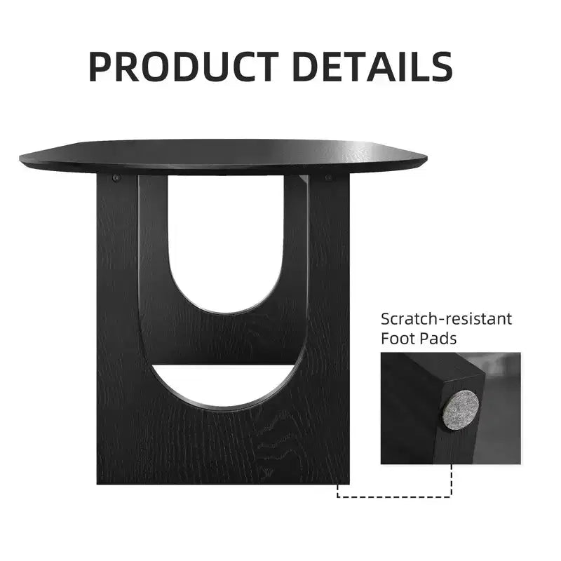 Tavolo da pranzo ovale in legno da 67" per 4-6 persone, tavolo da cucina e sala da pranzo moderno in stile rustico