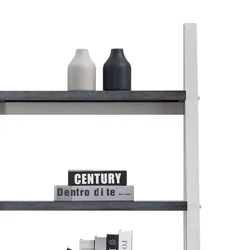 Wood Shelves, Storage Shelves with 5 Tiers, Small Bookcase for Books and CDs, Storage Organizer for Living Room, Hallway, Office