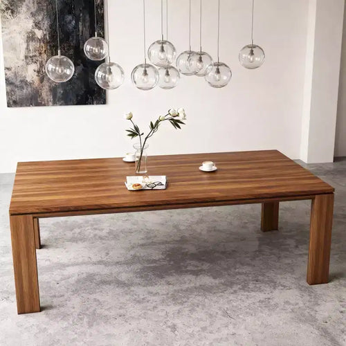 Gaoyangjiaju 70.86 Inch Wooden Dining Table for 6 - 8 People