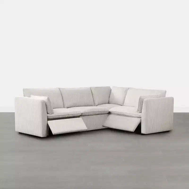 Divano componibile reclinabile elettrico