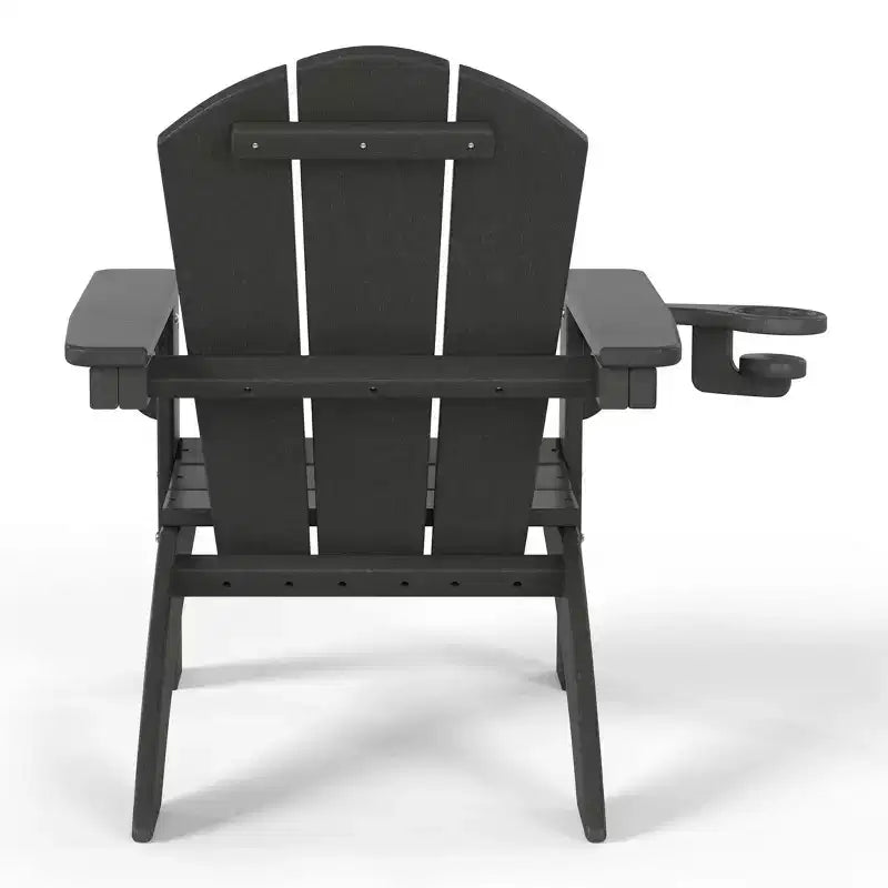Chaises de patio Adirondack en plastique PEHD pour enfants WestinTrends Malibu avec porte-gobelets (lot de 2)
