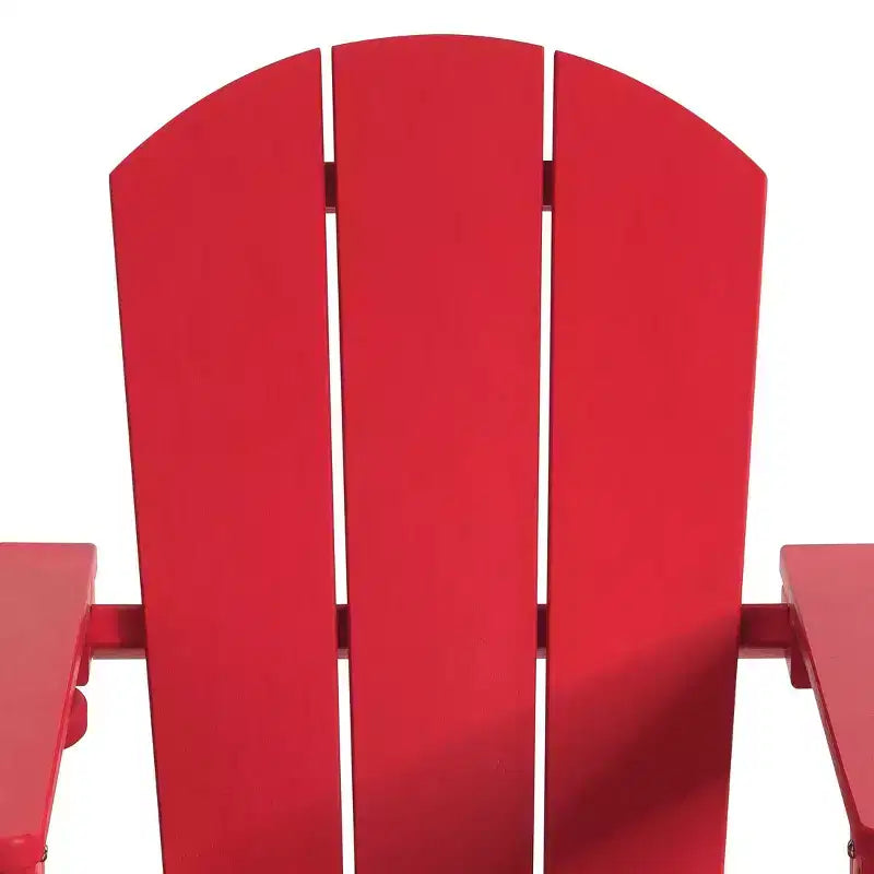 Chaises de patio Adirondack en plastique PEHD pour enfants WestinTrends Malibu avec porte-gobelets (lot de 2)