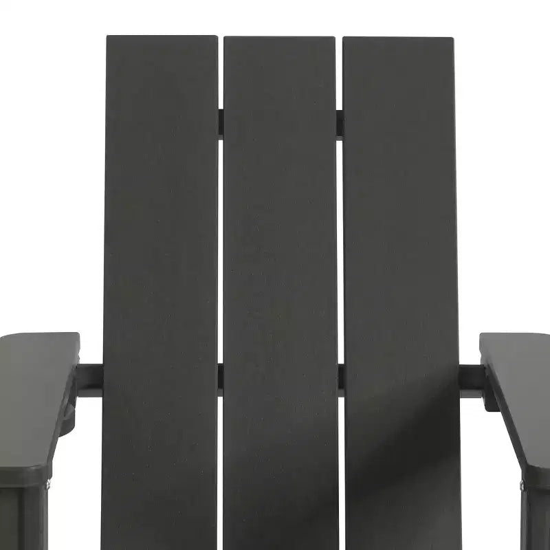 WestinTrends Ashore Sedie da patio moderne Adirondack per bambini in plastica HDPE da esterno con portabicchieri (set da 2)