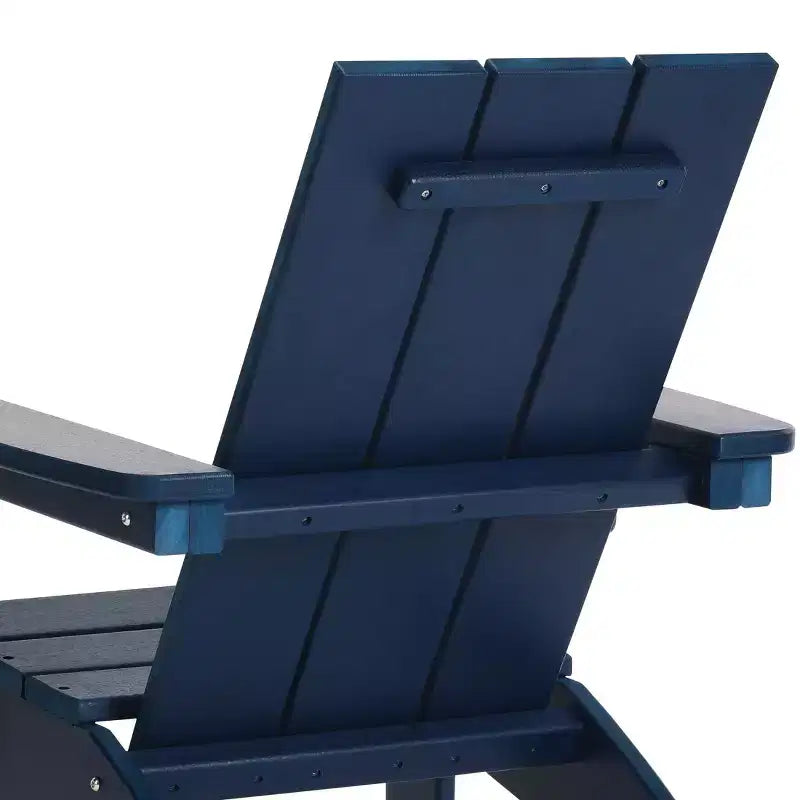WestinTrends Ashore Sedie da patio moderne Adirondack per bambini in plastica HDPE da esterno con portabicchieri (set da 2)