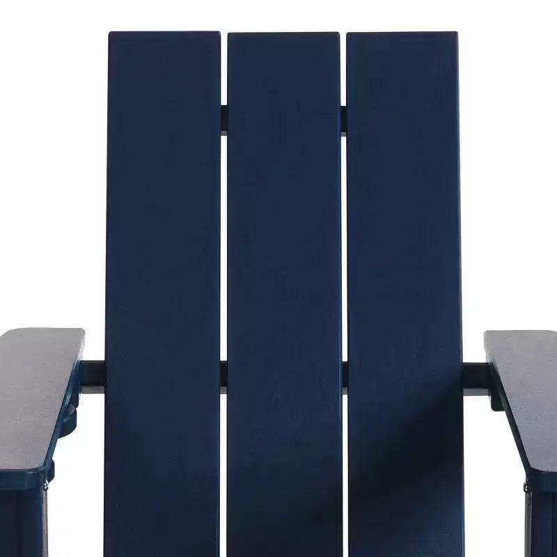 WestinTrends Ashore Sedie da patio moderne Adirondack per bambini in plastica HDPE da esterno con portabicchieri (set da 2)