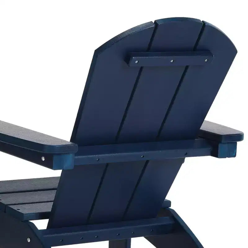 Ensemble de 3 chaises Adirondack WestinTrends Malibu en PEHD pour enfants avec table d'appoint carrée et porte-gobelets