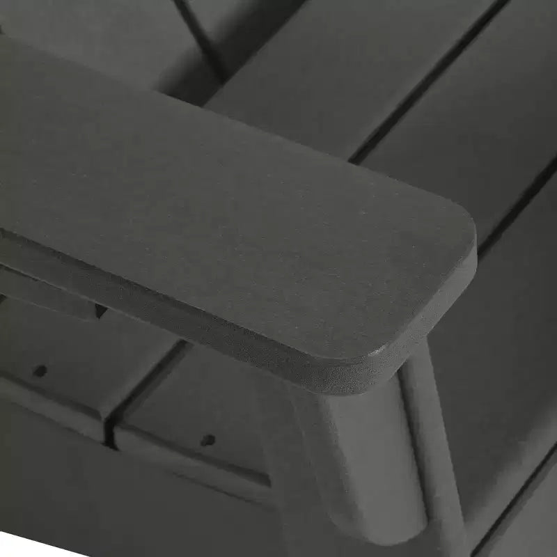 WestinTrends Ashore Sedie a dondolo moderne per bambini in plastica HDPE da esterno (set da 2)