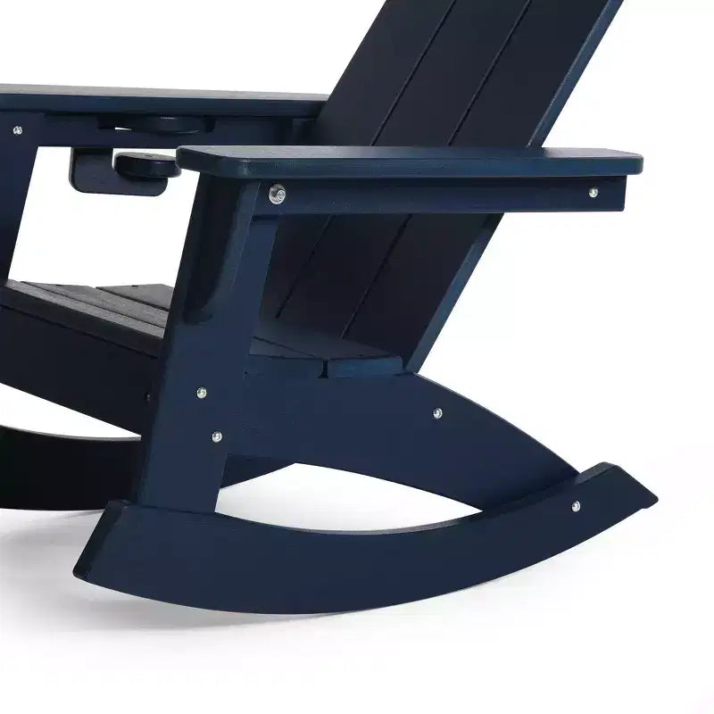 WestinTrends Ashore Sedie a dondolo moderne per bambini in plastica HDPE da esterno (set da 2)