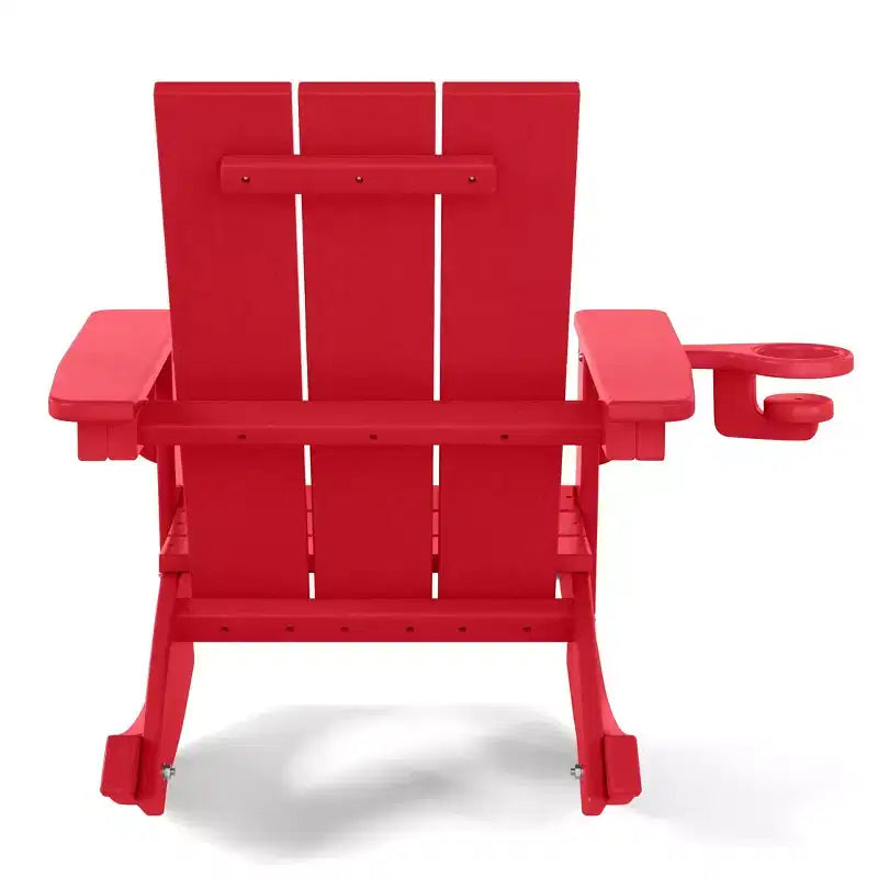WestinTrends Ashore Sedie a dondolo moderne per bambini in plastica HDPE da esterno (set da 2)