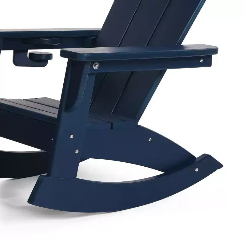 WestinTrends Malibu Sedie a dondolo classiche Adirondack per bambini piccoli in HDPE da esterno (set da 2)