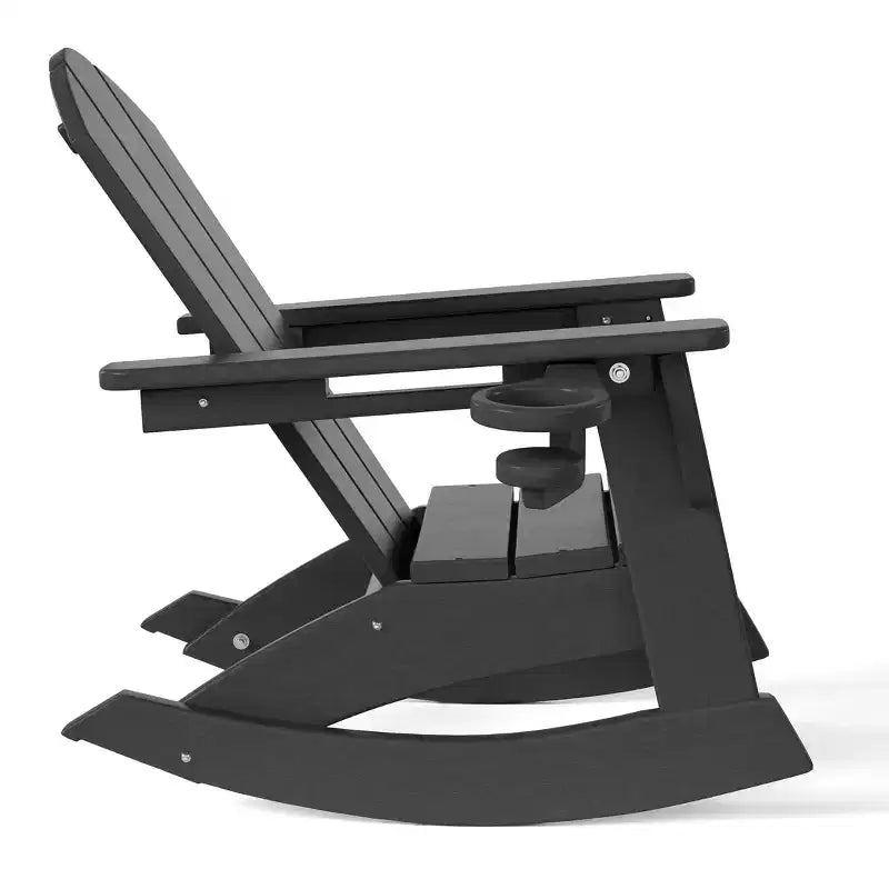 WestinTrends Malibu Sedie a dondolo classiche Adirondack per bambini piccoli in HDPE da esterno (set da 2)