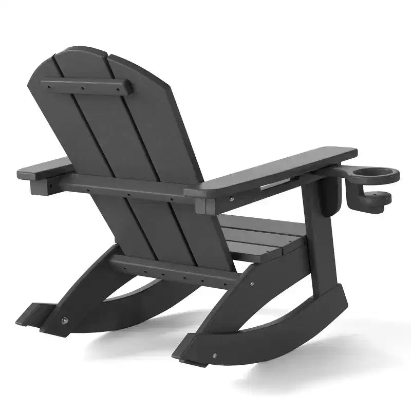 WestinTrends Malibu Sedie a dondolo classiche Adirondack per bambini piccoli in HDPE da esterno (set da 2)