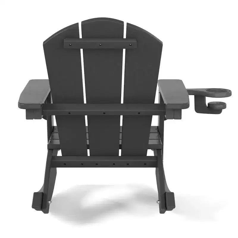 WestinTrends Malibu Sedie a dondolo classiche Adirondack per bambini piccoli in HDPE da esterno (set da 2)