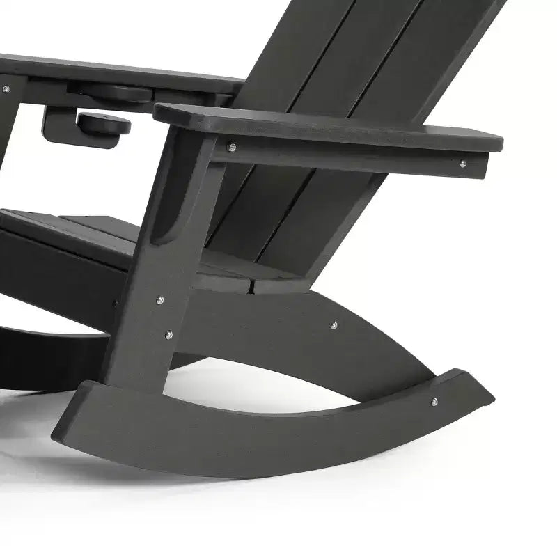 WestinTrends Malibu Sedie a dondolo classiche Adirondack per bambini piccoli in HDPE da esterno (set da 2)