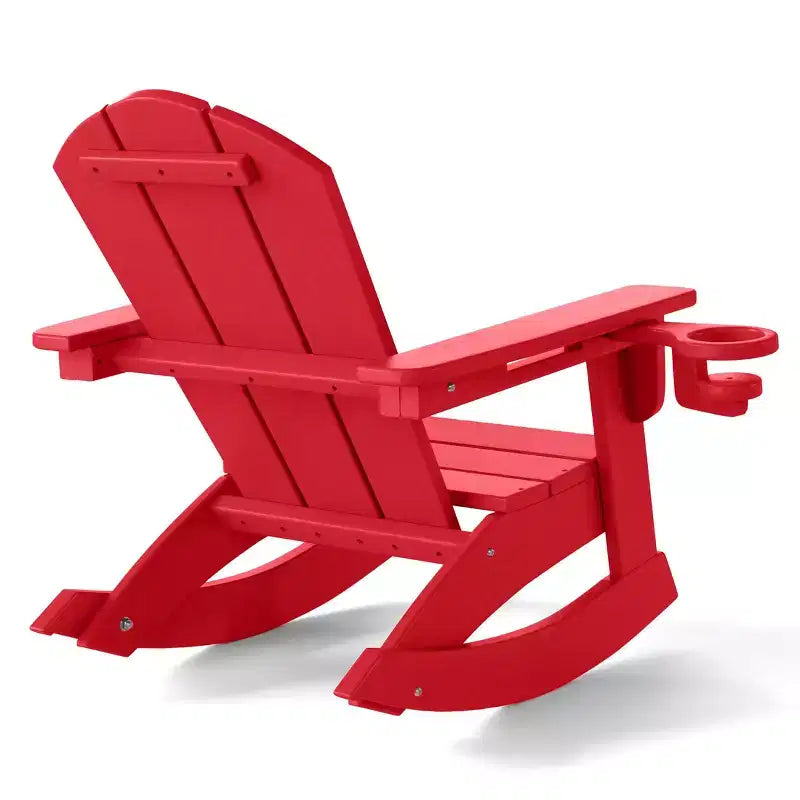 WestinTrends Malibu Sedie a dondolo classiche Adirondack per bambini piccoli in HDPE da esterno (set da 2)