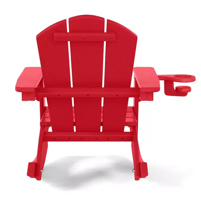WestinTrends Malibu Sedie a dondolo classiche Adirondack per bambini piccoli in HDPE da esterno (set da 2)