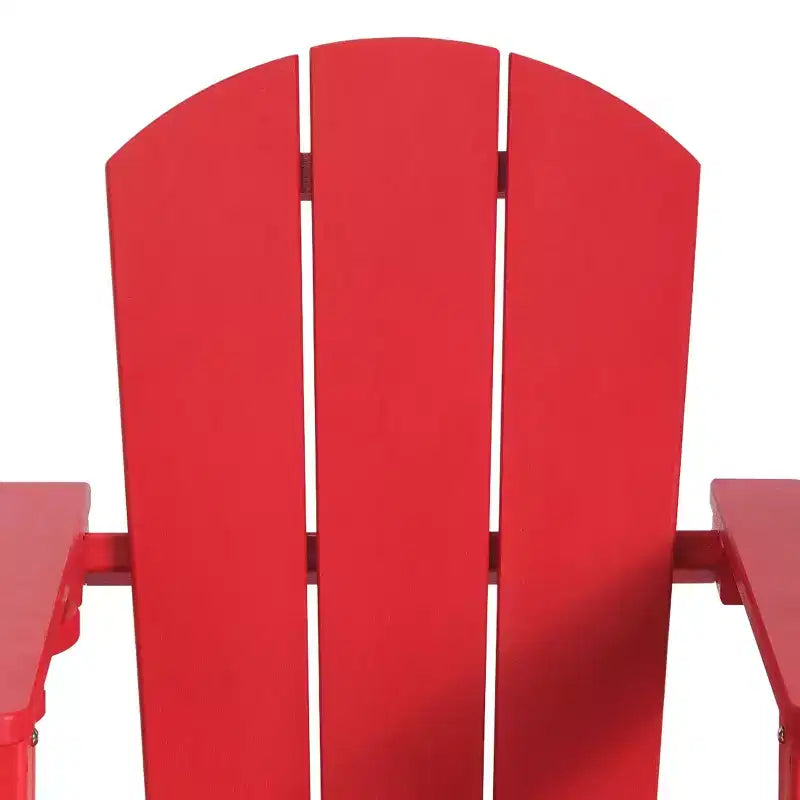 WestinTrends Malibu Sedie a dondolo classiche Adirondack per bambini piccoli in HDPE da esterno (set da 2)