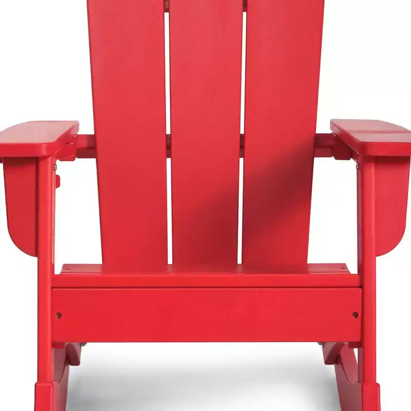 WestinTrends Malibu Sedie a dondolo classiche Adirondack per bambini piccoli in HDPE da esterno (set da 2)
