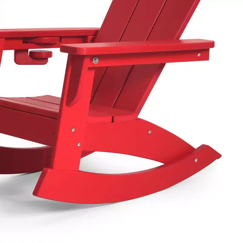 WestinTrends Malibu Sedie a dondolo classiche Adirondack per bambini piccoli in HDPE da esterno (set da 2)
