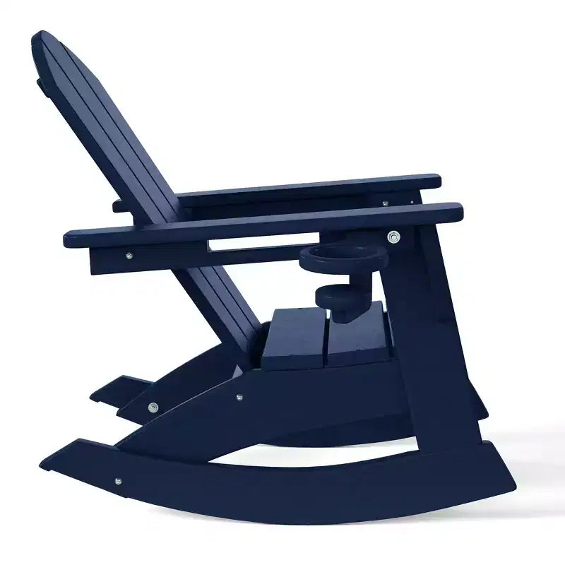 WestinTrends Malibu Sedie a dondolo classiche Adirondack per bambini piccoli in HDPE da esterno (set da 2)