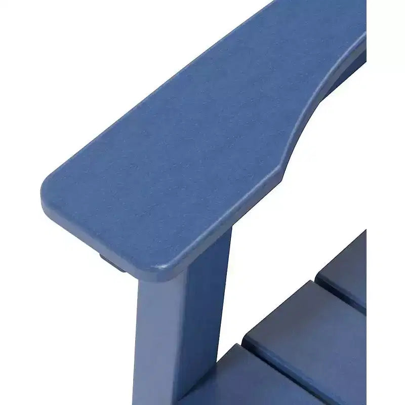 Sedia da bar Tree City Tall Adirondack, sedia da esterno altezza bancone per patio e terrazza, sedia per tutte le stagioni in HDPE resistente