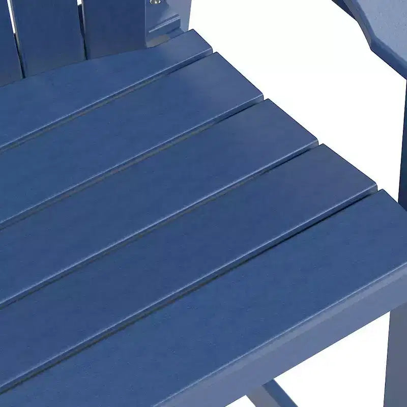 Sedia da bar Tree City Tall Adirondack, sedia da esterno altezza bancone per patio e terrazza, sedia per tutte le stagioni in HDPE resistente
