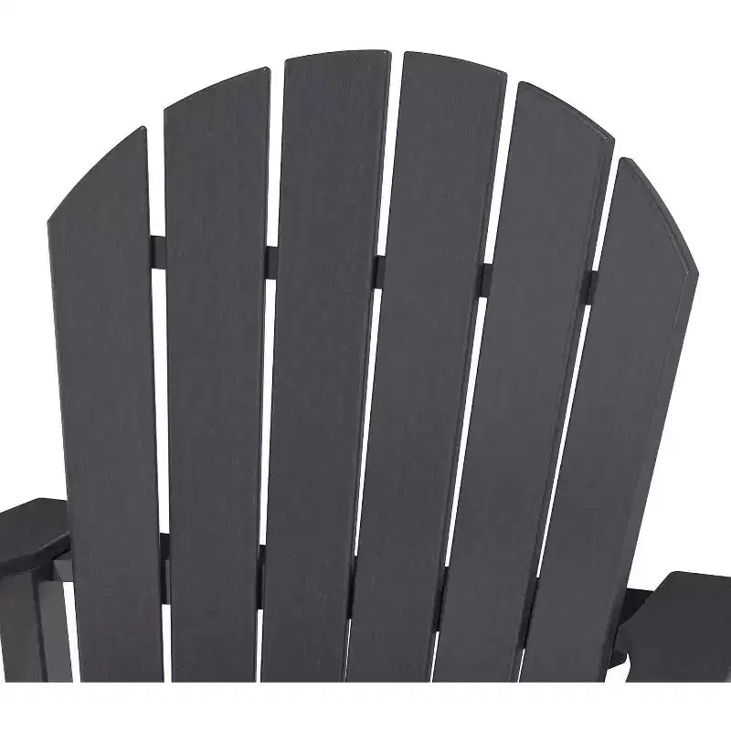 Sedia da bar Tree City Tall Adirondack, sedia da esterno altezza bancone per patio e terrazza, sedia per tutte le stagioni in HDPE resistente