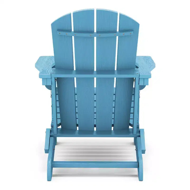Hyleory Sedia Adirondack Pieghevole in HDPE Sedia a Sdraio da Esterno Resistente alle Intemperie