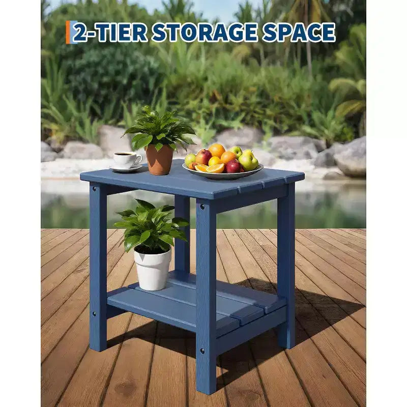 Moderna sedia Adirondack in HDPE, sedia da esterno sovradimensionata in polywood resistente alle intemperie con venature del legno, 380 libbre, per patio, braciere e piscina