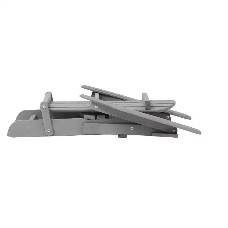 TUYOHW Sedia Adirondack Pieghevole da Patio, Set di 2, Sedia Accento Oversize per Portico, Giardino e Cortile, Sedia a Sdraio da Esterno, Capacità 150 kg