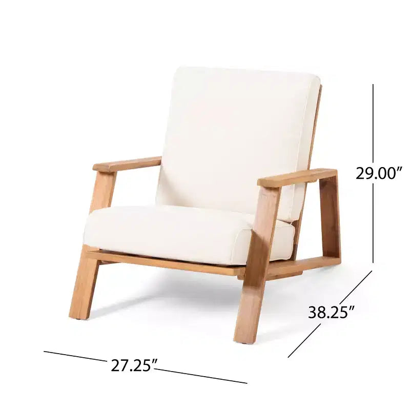 TUYOHW Sedia Adirondack Boho, Set da 1, Sedie da Giardino, Sedile da Conversazione da Esterno in Acacia per Portico, Giardino e Cortile, Capacità 180 kg
