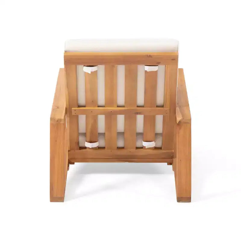 TUYOHW Sedia Adirondack Boho, Set da 1, Sedie da Giardino, Sedile da Conversazione da Esterno in Acacia per Portico, Giardino e Cortile, Capacità 180 kg