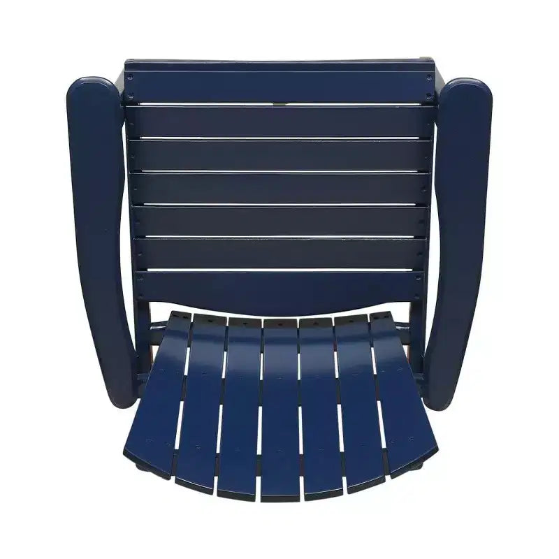 TUYOHW Set di 2 Sedie da Pranzo Adirondack in Legno di Acacia, Sedie da Giardino Resistenti alle Intemperie per Esterni, Capacità 136 kg