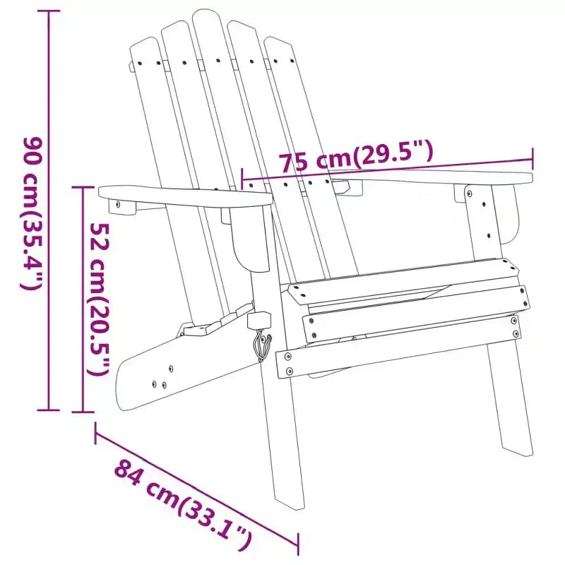 vidaXL Salotto da giardino marrone in legno massello di acacia Standard Pieghevole