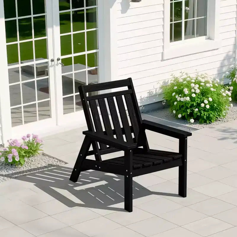 Sedia Adirondack regolabile da giardino Hyleory in HDPE, per tutte le stagioni