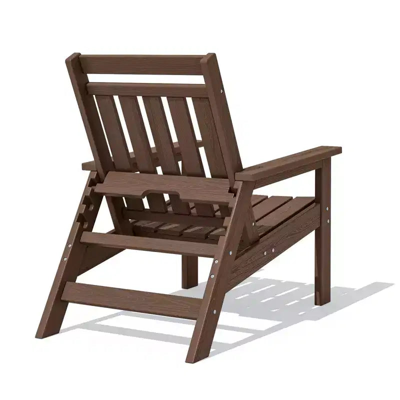 Sedia Adirondack regolabile da giardino Hyleory in HDPE, per tutte le stagioni