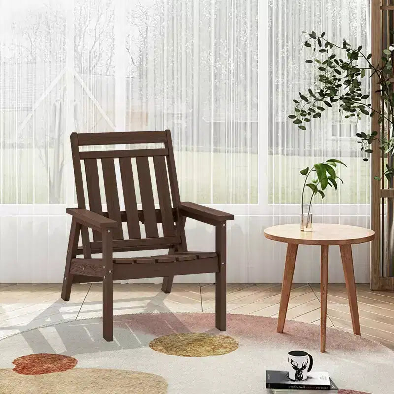 Sedia Adirondack regolabile da giardino Hyleory in HDPE, per tutte le stagioni
