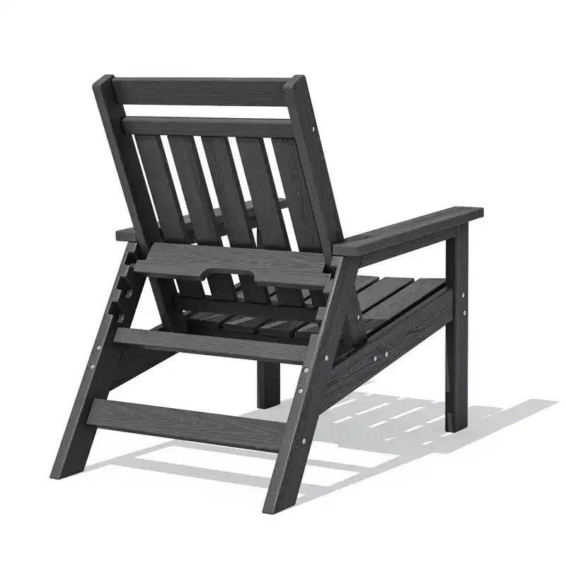 Sedia Adirondack regolabile da giardino Hyleory in HDPE, per tutte le stagioni