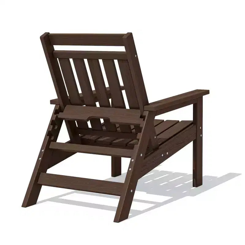Sedia Adirondack regolabile da giardino Hyleory in HDPE, per tutte le stagioni