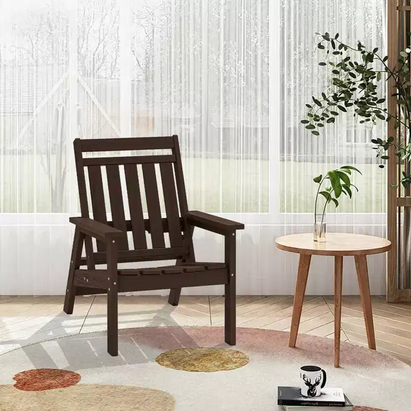 Sedia Adirondack regolabile da giardino Hyleory in HDPE, per tutte le stagioni
