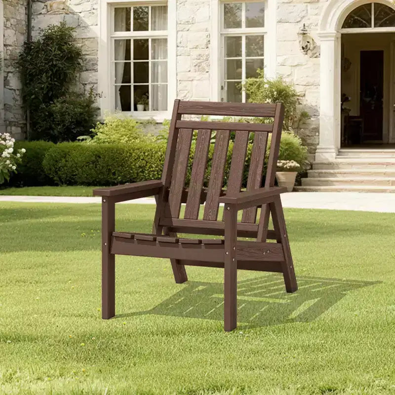 Chaise Adirondack réglable Hyleory en PEHD pour patio, chaise d'extérieur tout temps
