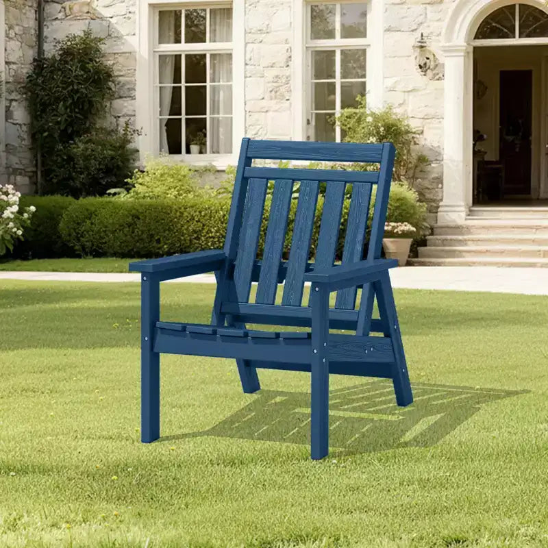 Chaise Adirondack réglable Hyleory en PEHD pour patio, chaise d'extérieur tout temps