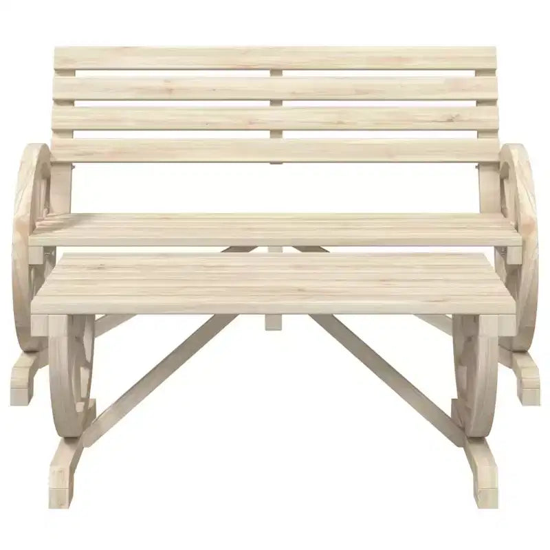 vidaXL Set Divani da Giardino 4 pz in Legno Massello di Abete per Esterni