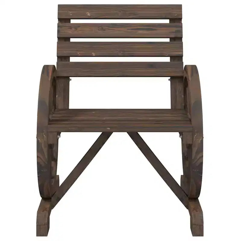 vidaXL Set Divani da Giardino 4 pz in Legno Massello di Abete per Esterni
