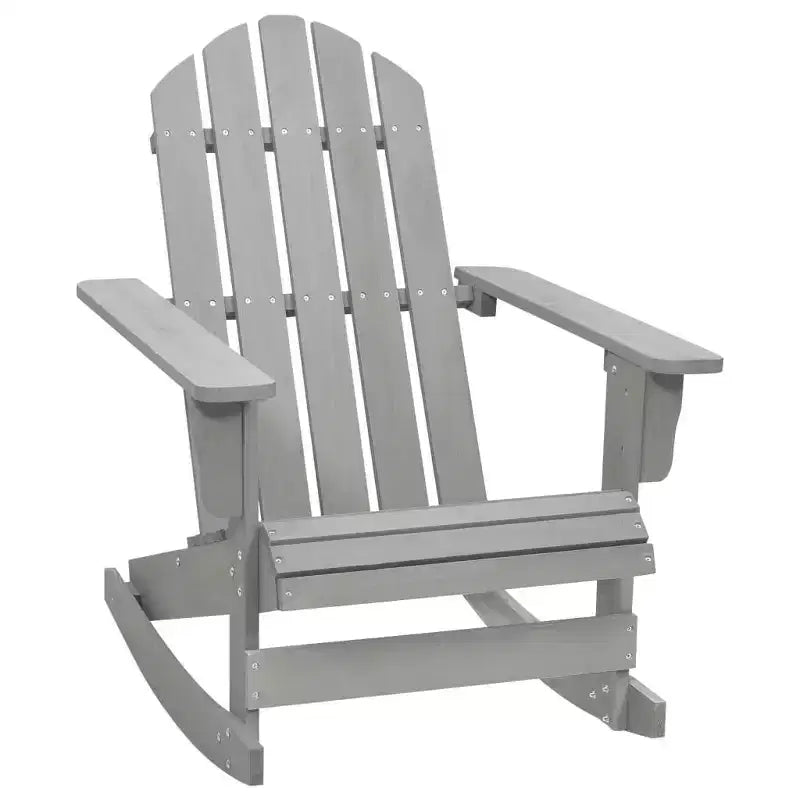 vidaXL Chaise longue à bascule Adirondack Chaise de jardin en bois massif Sapin
