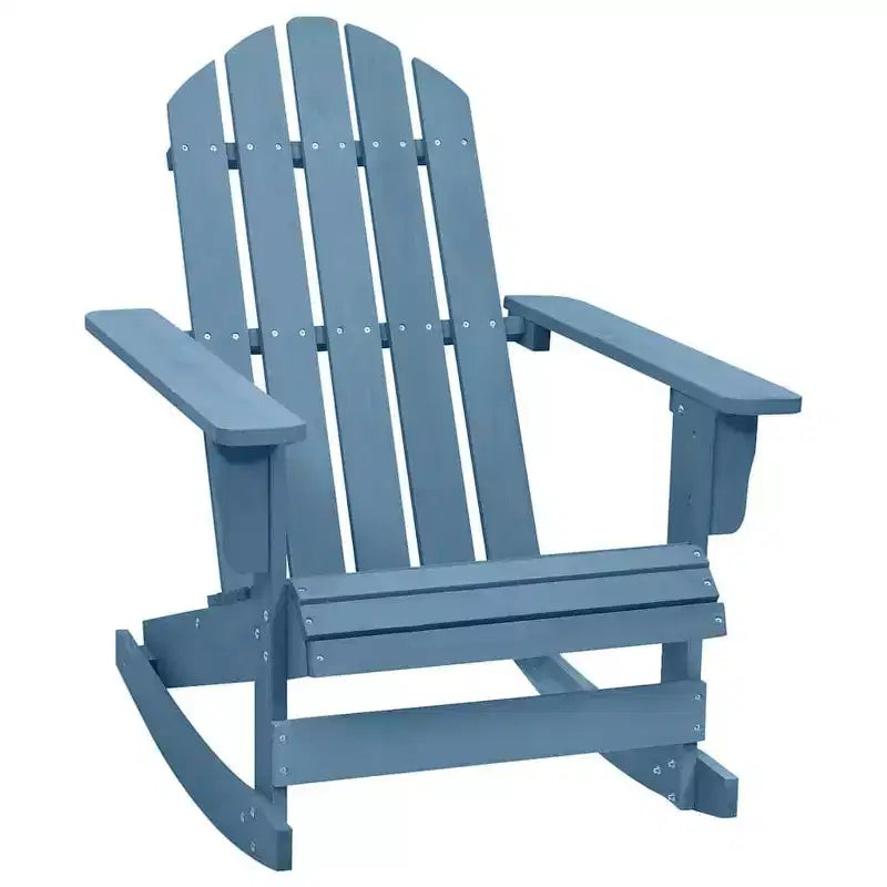 vidaXL Chaise longue à bascule Adirondack Chaise de jardin en bois massif Sapin