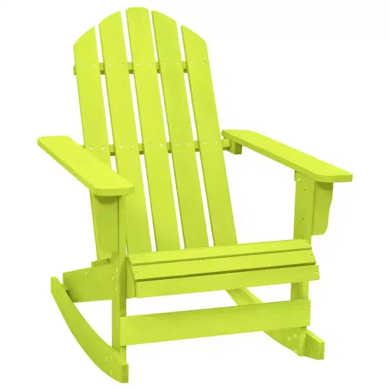 vidaXL Chaise longue à bascule Adirondack Chaise de jardin en bois massif Sapin